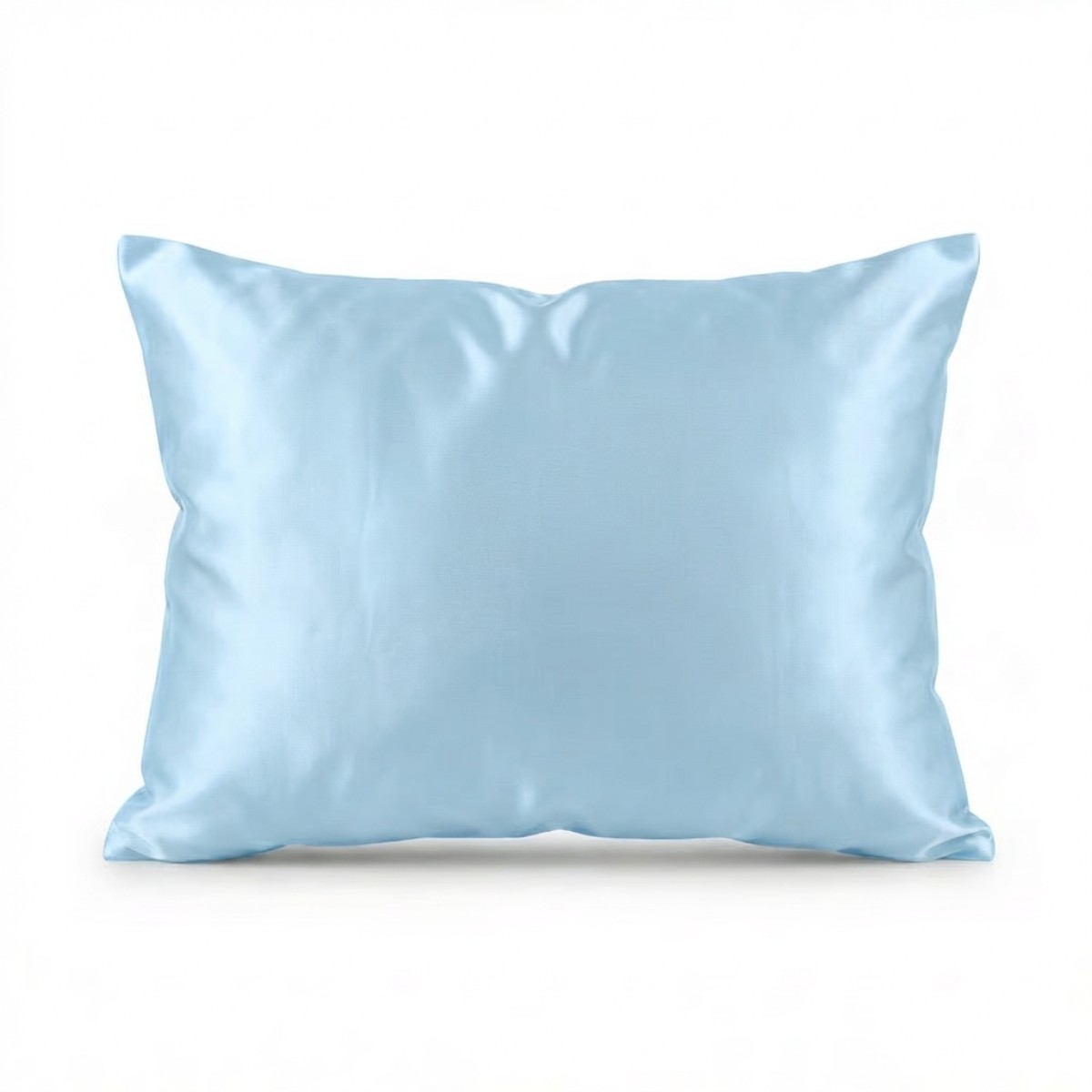 zijden kussensloop lichtblauw